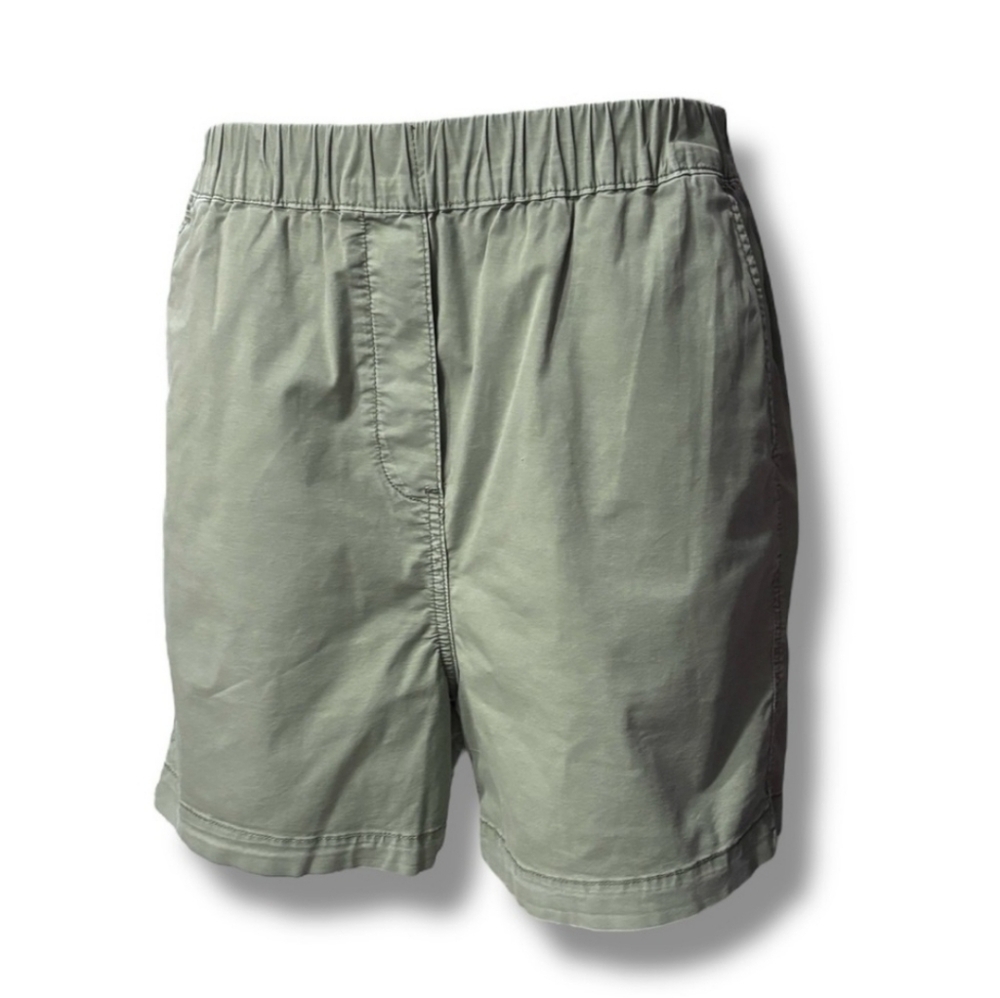 PISTOLA Light Green High Waist Utility Shorts 4β Inseam